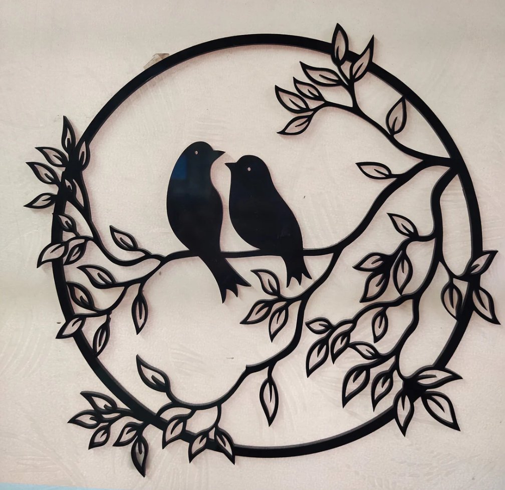 ديكورات جدارية على شكل عصفور، ديكورات جدارية، ديكورات منزلية