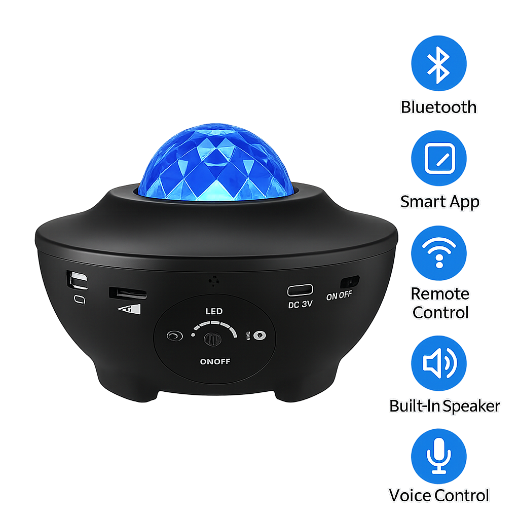 Galaxy Ocean Light Projector – بروجكتر ضوء المجرة والبيئة