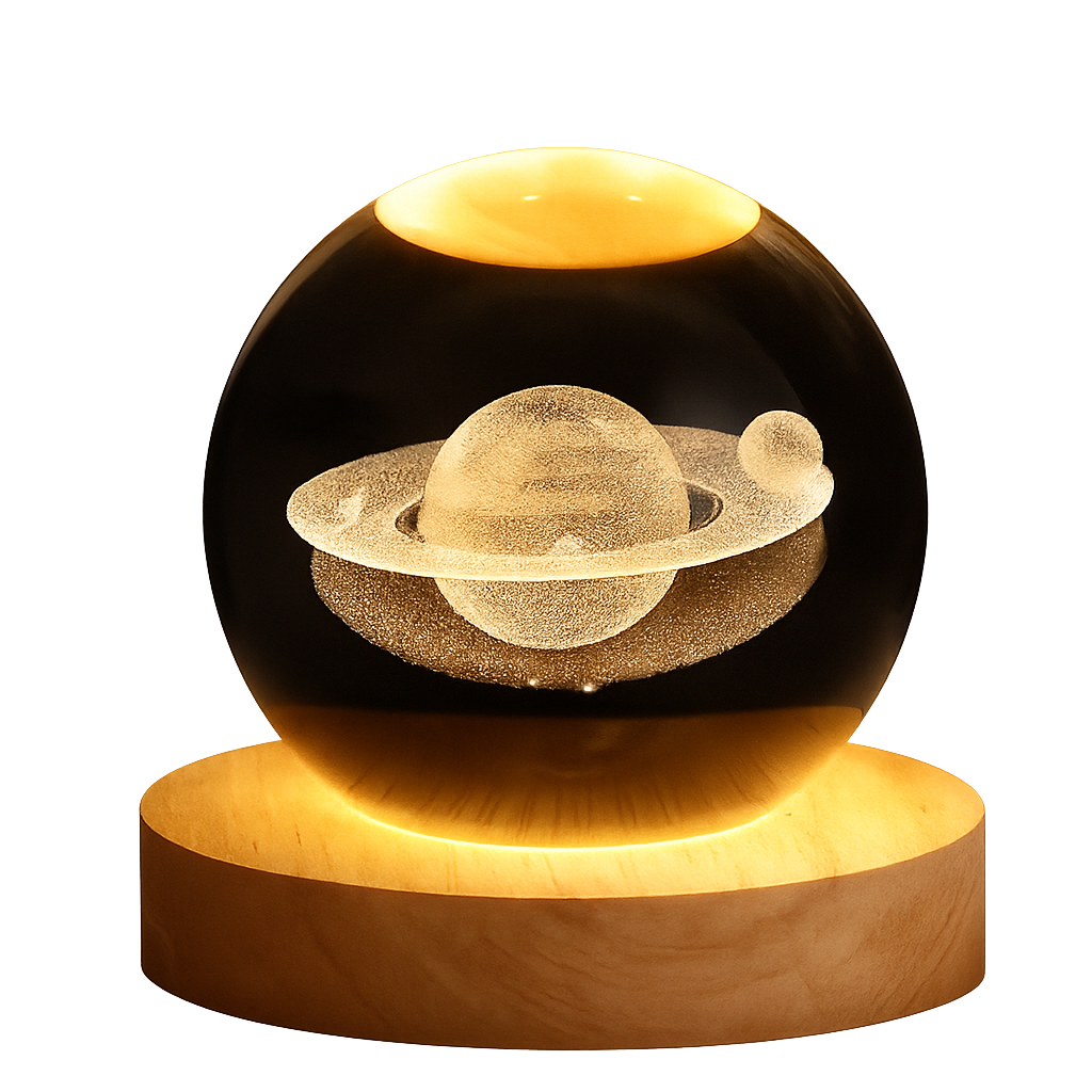 كرات كريستالية مضيئة