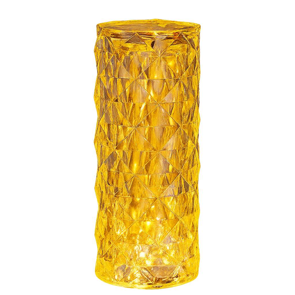 مصباح طاولة كريستالي بتقنية LED